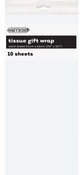 TISSUE PAPER 51x66CM 10PK - BRIGHT WHITE