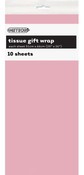 TISSUE PAPER 51x66CM 10PK - LOVELY PINK