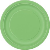 Paper Plates 21.9cm 8pk Lime Green
