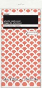 Plastic Tablecover 1.37x2.74m Scallop Coral