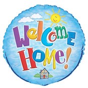 Foil Balloon 45cm Welcome Home