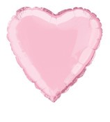 Foil Balloon 45cm Heart Lovely Pink