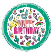 Foil Balloon 45cm Round Fav Things