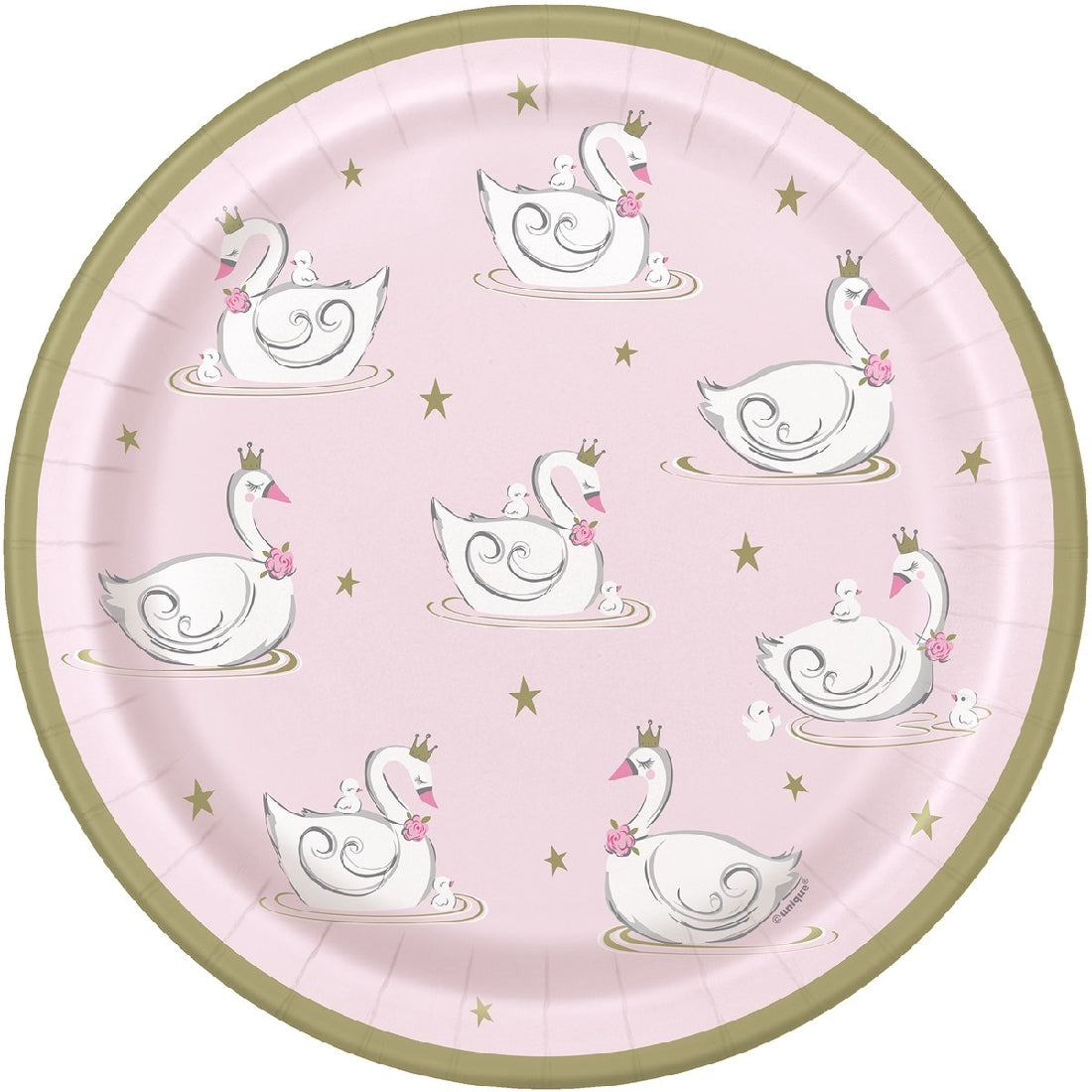 Swan 8 Pack Paper Plates