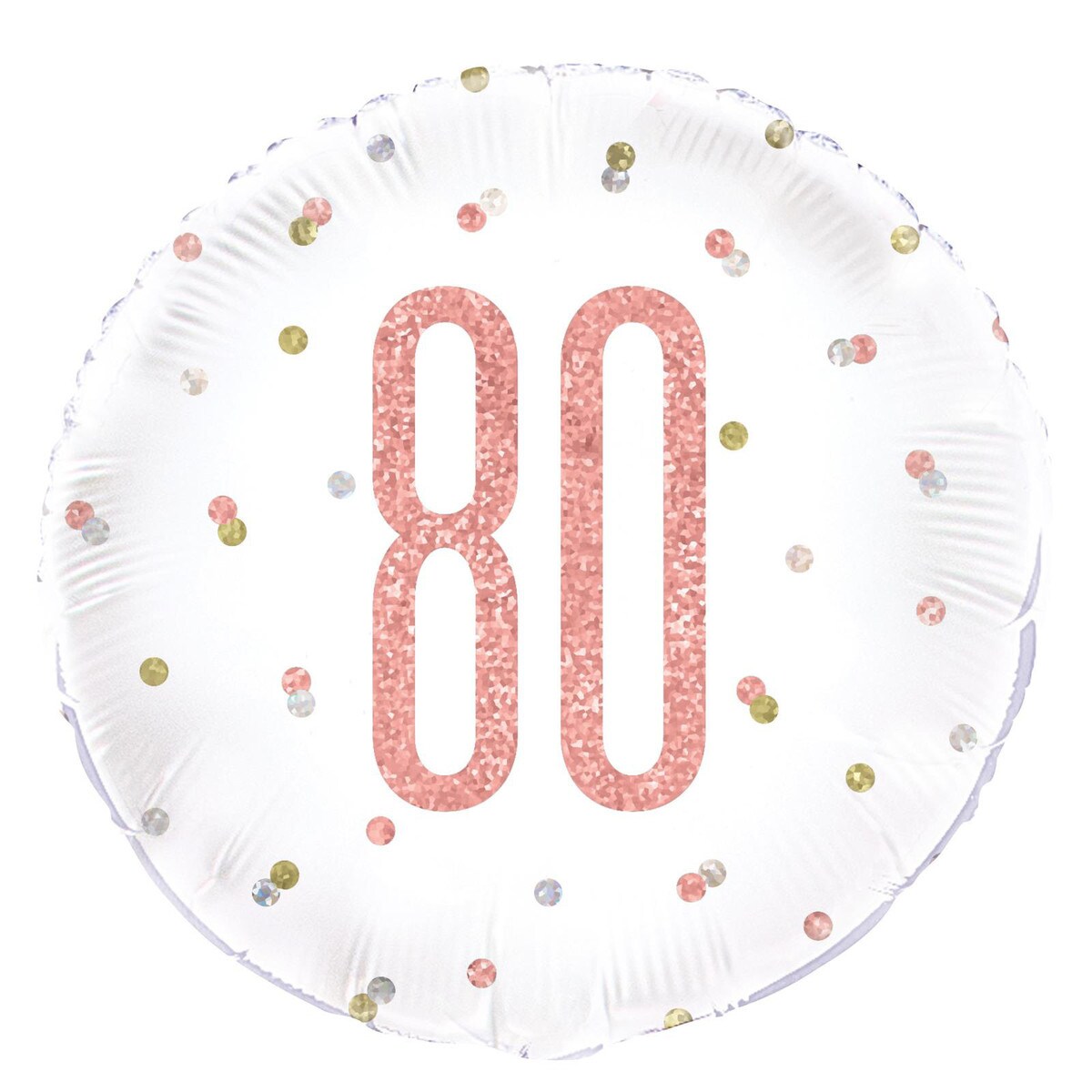 Foil Balloon 45cm Round Rose Gold 80