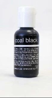 Chefmaster Liqua-gel Coal Black 0.7oz/20ml