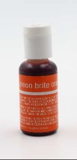 Chefmaster Liqua-gel Neon Orange 0.7oz/20ml