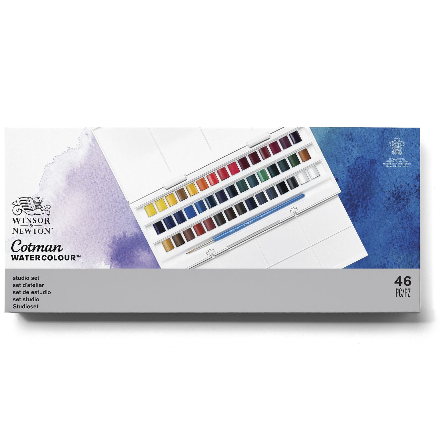 Winsor And Newton Cotman Watercolour Half Pan Studio Set 45