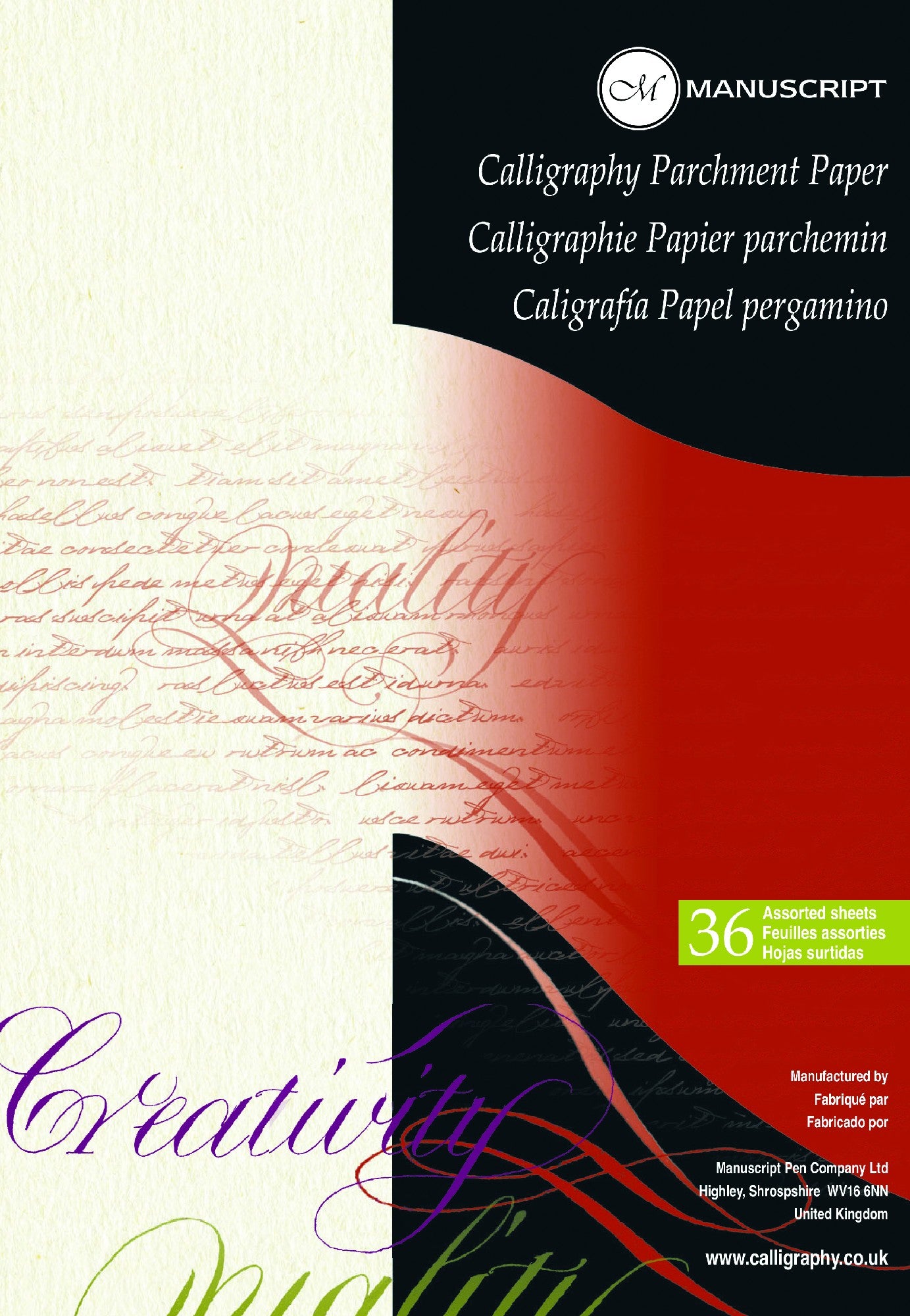 Manuscript A4 Parchment Paper 36 Sheets