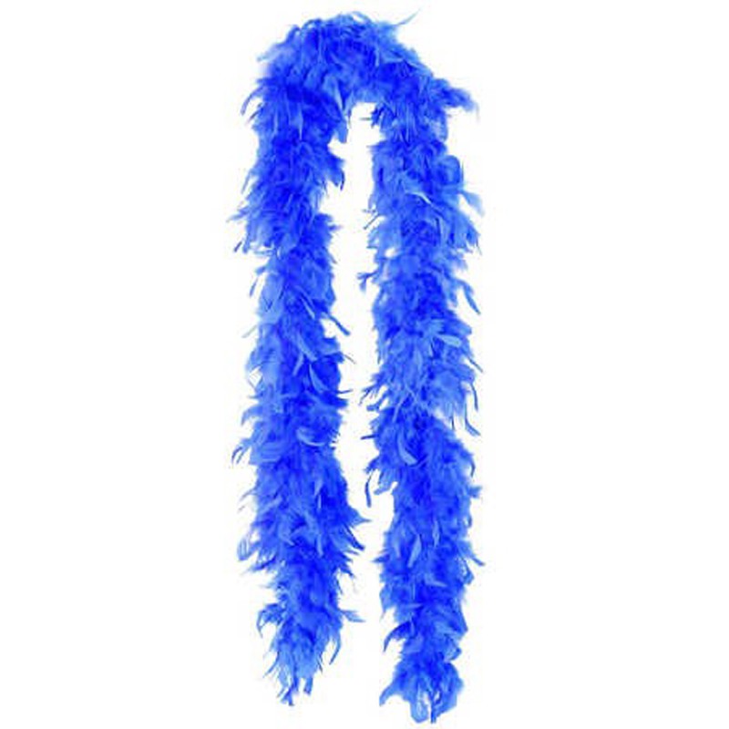 Feather Boa 30g Blue 1.5m