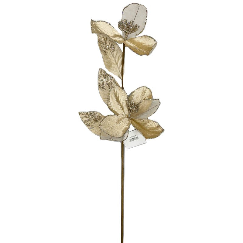 Christmas Flower 2hd Magnolia Cream 68cm