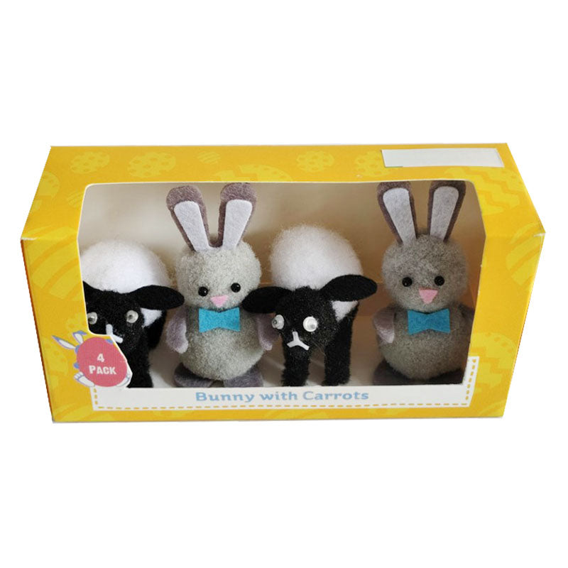 Easter Characters 4Pk 6Cm
