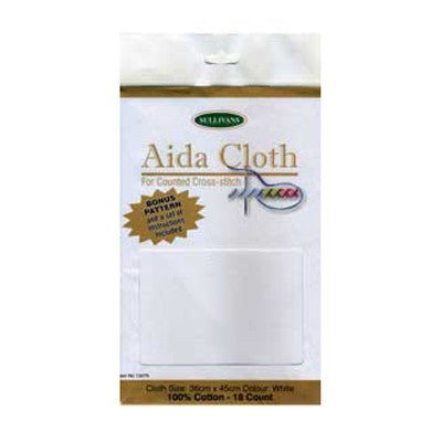 Aida Cloth H/s 18 Ct White