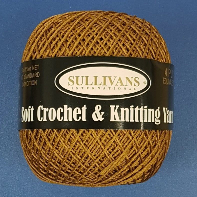 Soft Crochet & Knitting Yarn Caramel