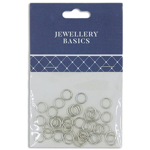 Jump Ring 7mm Dark Silver 40pcs