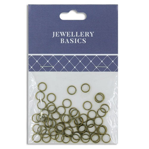 Split Ring 6mm Boho Gold 60pcs