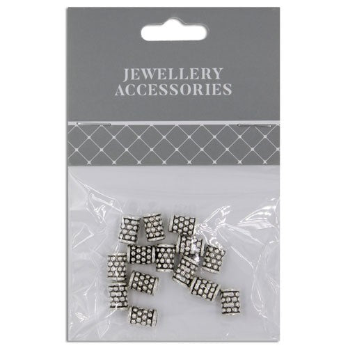 Entrusted Tube 9mm 14pcs Silver