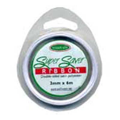 Ribbon Super Saver 3mm White