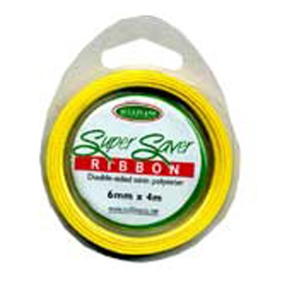 Ribbon Super Saver 6mm Yellow