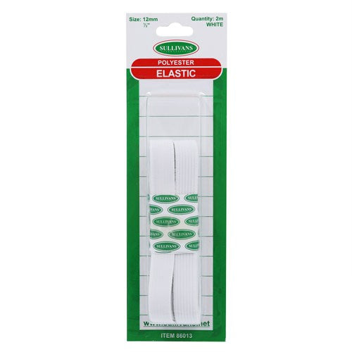 Elastic White 12mm