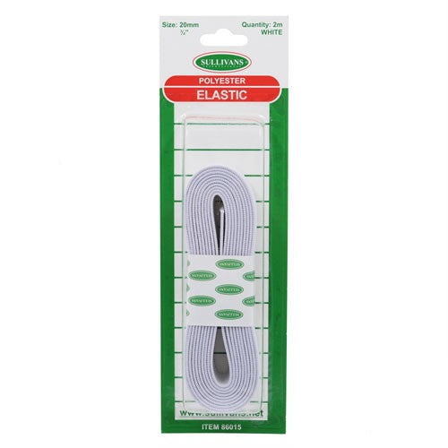 Elastic 20mm White