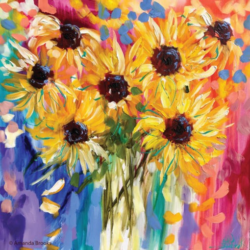 Coaster Sunflowers