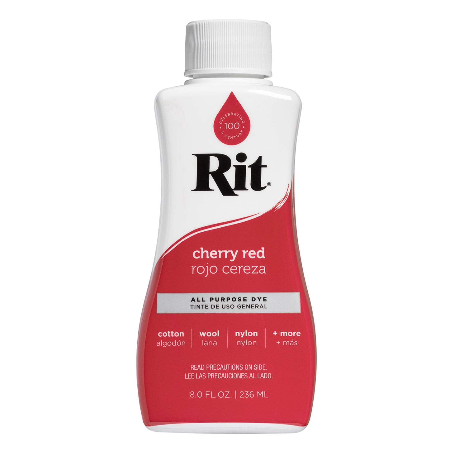 Rit Dye Rit Fabric Liquid Dye All-purpose 8oz (236ml) Cherry Red