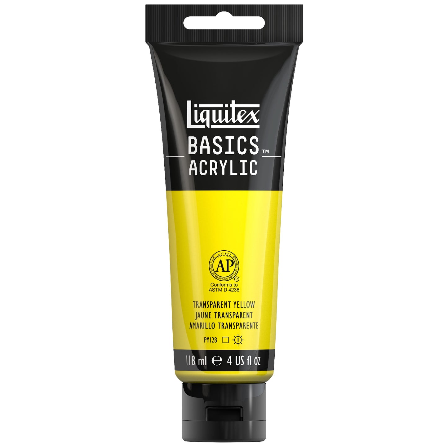 Liquitex Basics Acrylic 118ml Transparent Yellow