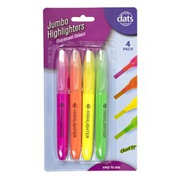 Highlighters 4pk Jumbo