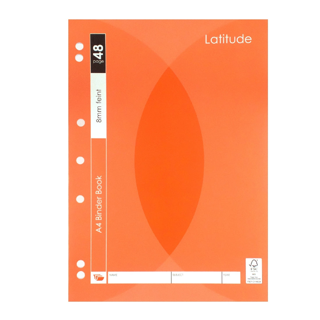 Book Binder A4 8mm Ruled 48pg 210x297mm P7.1 Fsc Mix 70%