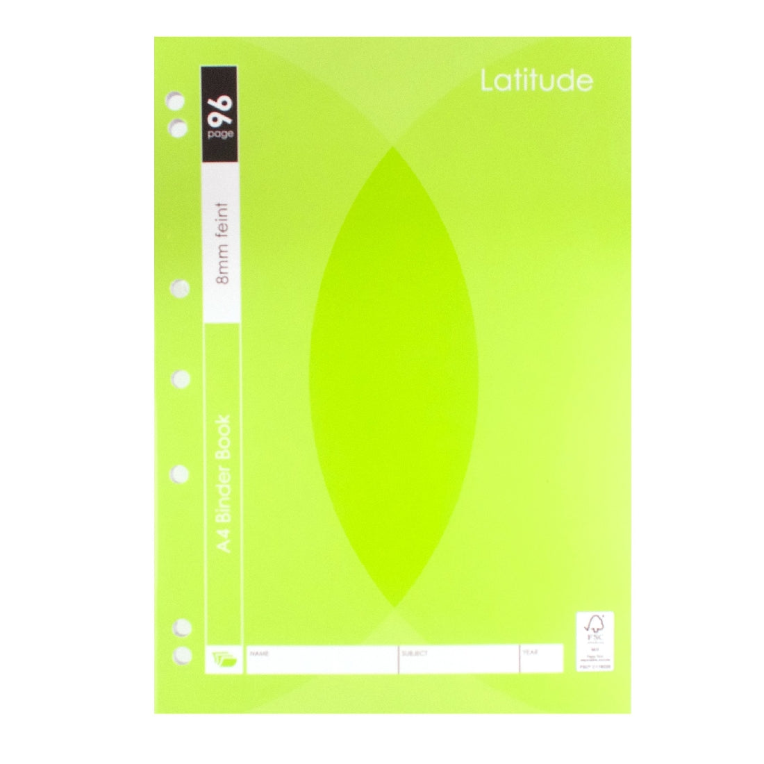 Book Binder A4 8mm Ruled 96pg P7.1 Fsc Mix 70%