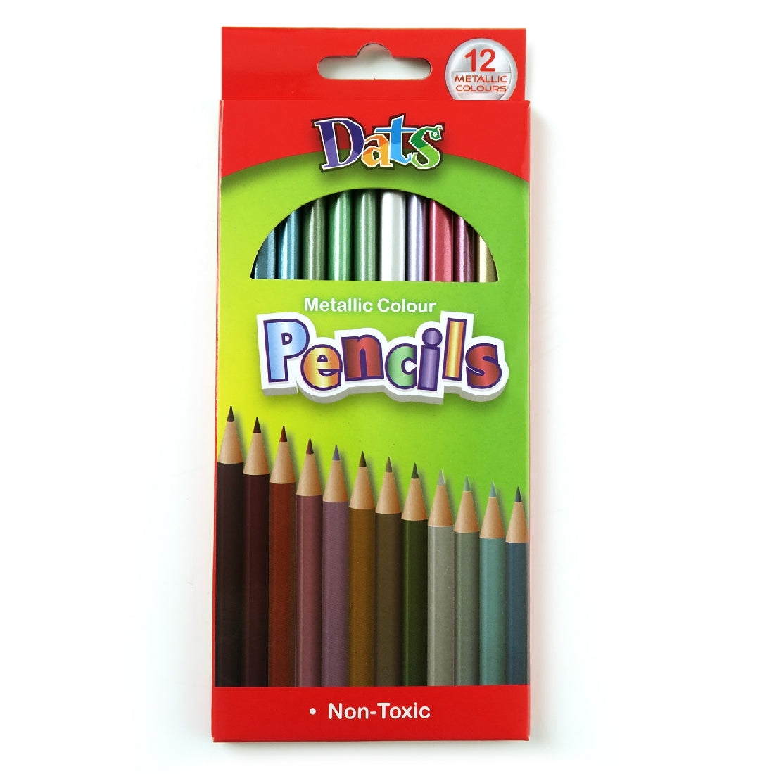 Metallic Coloured Pencils 12pk