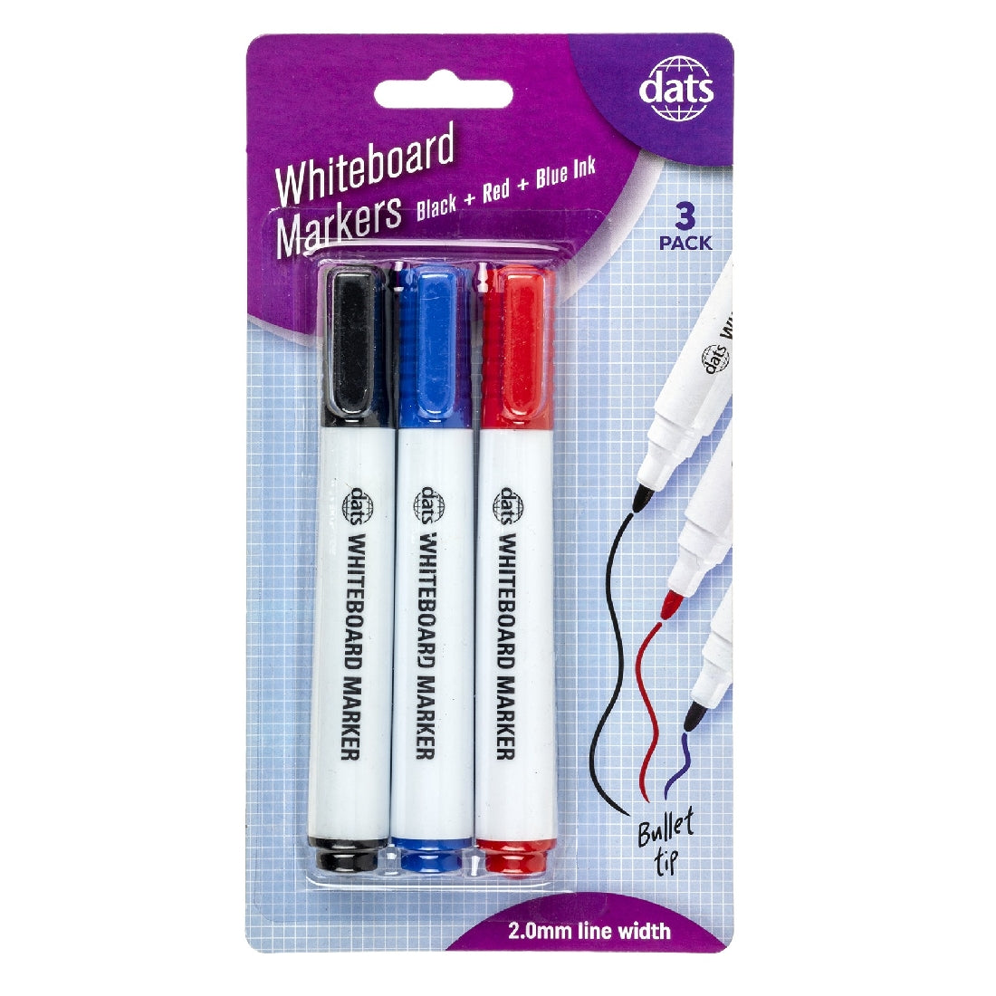 Whiteboard Markers 3pk