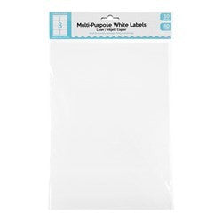 Label White A4 8 Per Sheet