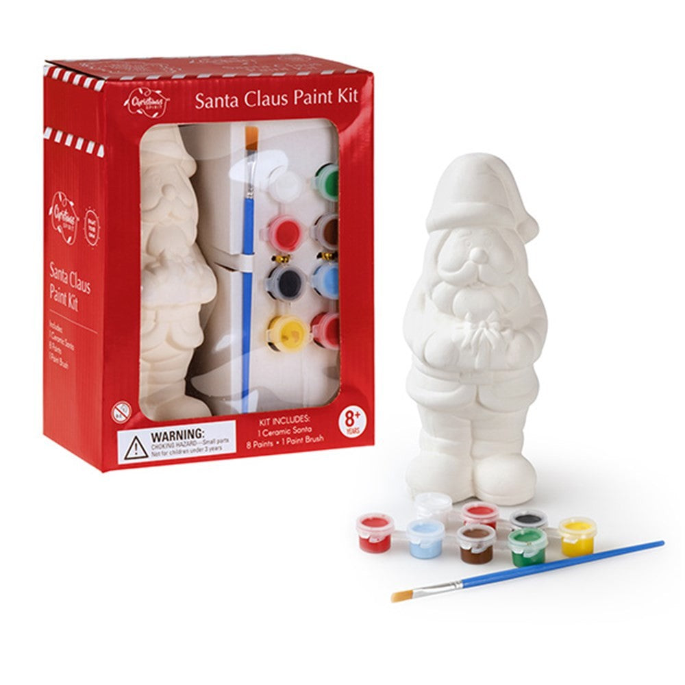 Terracotta Paint Your Own Christmas Santa Kit 17.5x9x22cm