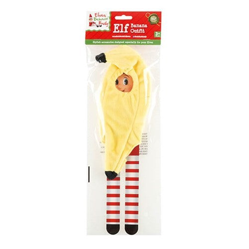 Christmas Elves Behaving Badly Elf Banana Outfit