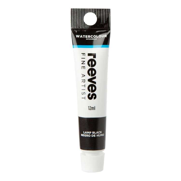 Reeves Fine Artist Watercolour 12ML LAMP BLACK