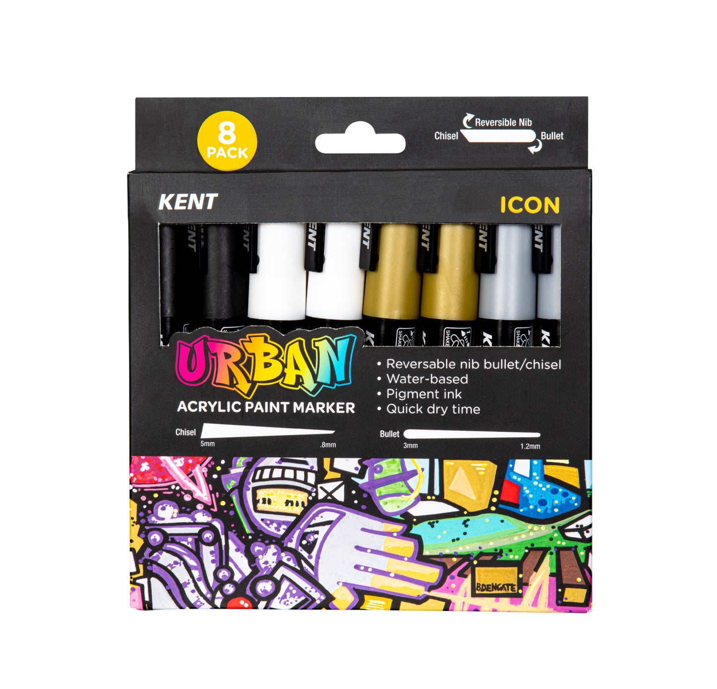 Kent Urban Paint Marker Icon Pk 8