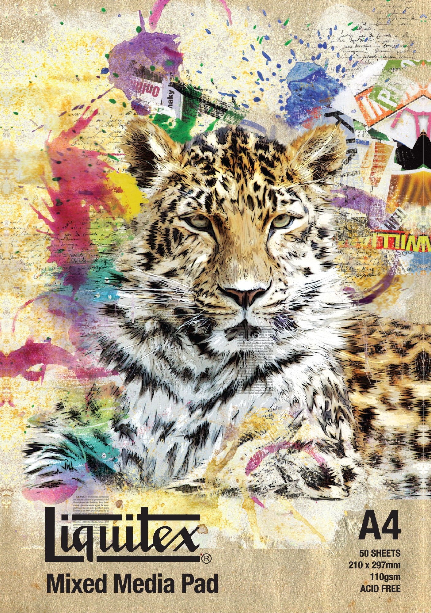 Liquitex Mixed Media Pad 110Gsm A4 50Sht