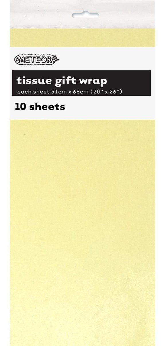 TISSUE PAPER 51x66CM 10PK - IVORY