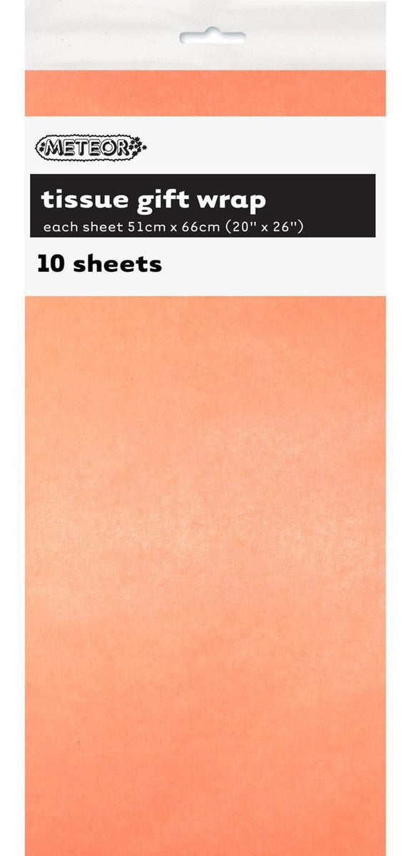 TISSUE PAPER 51x66CM 10PK - ROSE GOLD