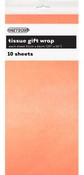 TISSUE PAPER 51x66CM 10PK - ROSE GOLD