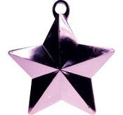 Balloon Weight Pastel Pink Star