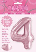 Balloon Giant Number 86cm - Lovely Pink #4