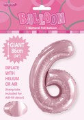 Balloon Giant Number 86cm - Lovely Pink #6