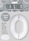 Balloon Giant Number 86cm - White #0