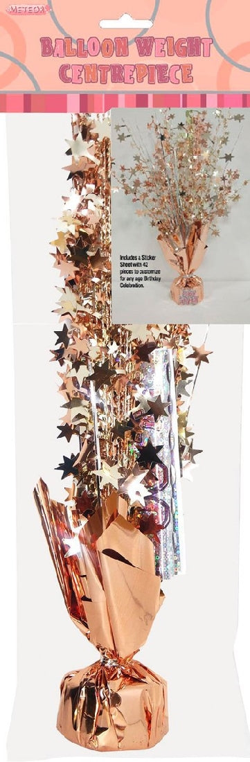 Glitz R/gold Foil Balloon Weight & Stick