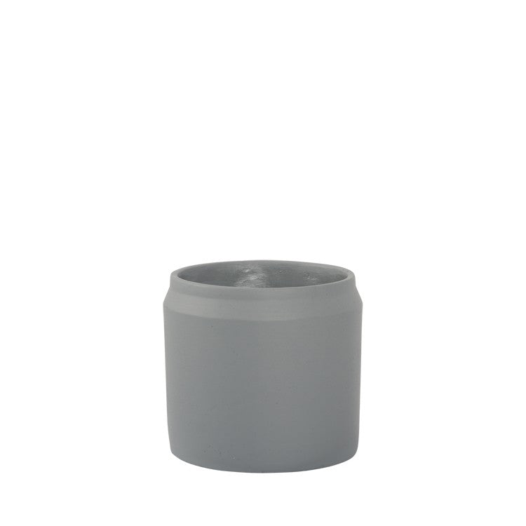 Tessa Planter Pot 14.5 X 13cm Stone