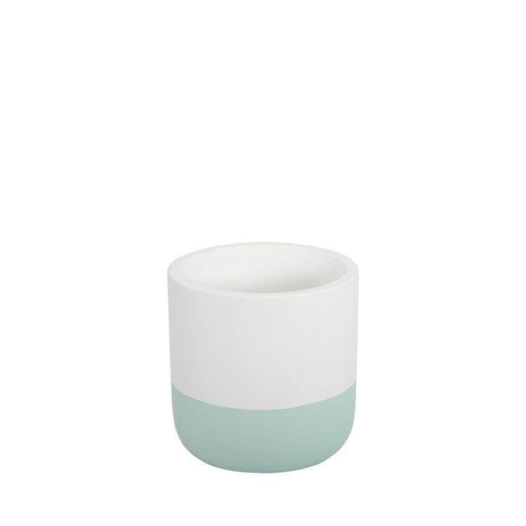 Reese Planter Pot 10 X 10cm White/mint
