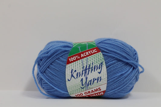 Knitting Yarn 8ply 100g Sky Blue